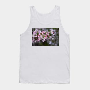 Pink Crab Apple Blossoms Tank Top